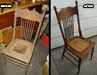 Refinished and Recaned Chair