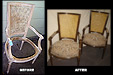 Caned and Upholstered Chairs Restored