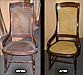 Antique Rocking Chair Restored and Recaned